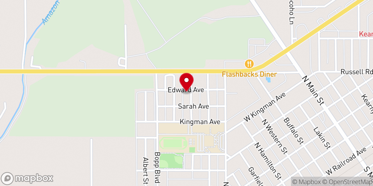 Map showing location of New Life Church