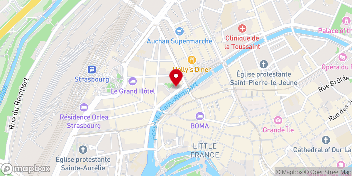 Map showing location of Fraternité Monastique de Jérusalem