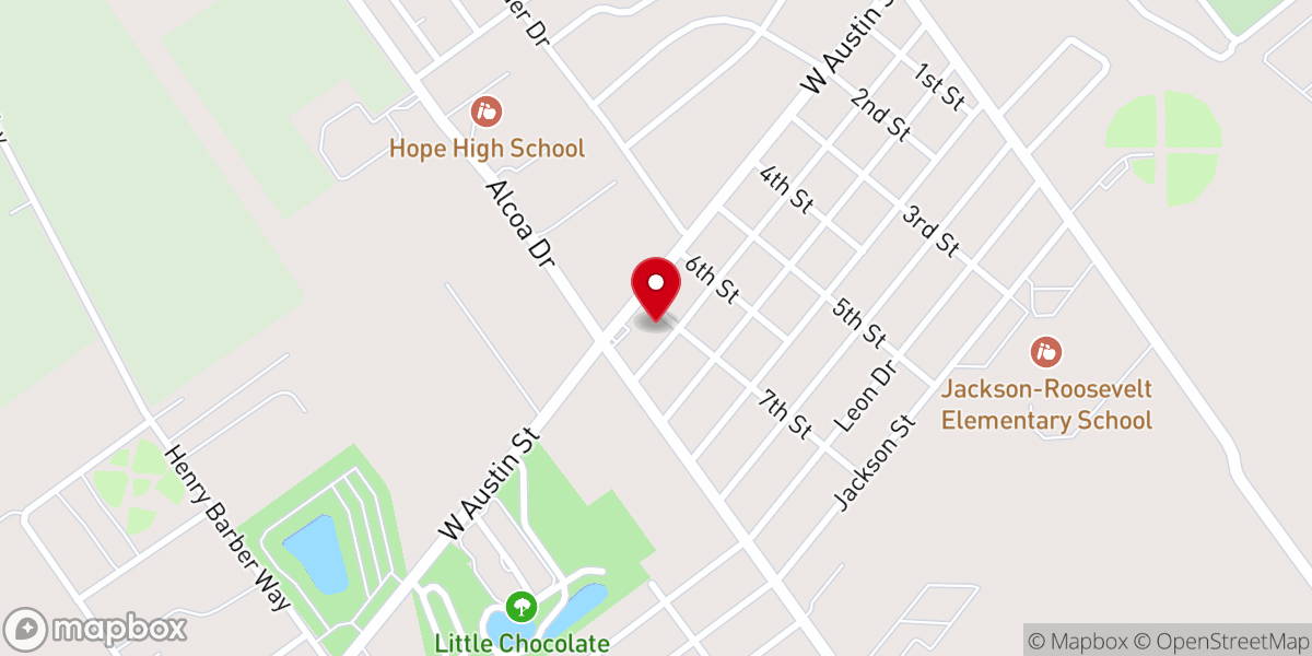 Map showing location of Heritage Bible Church