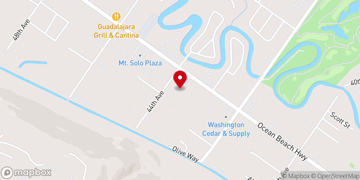 Map showing location of United Pentecostal Church