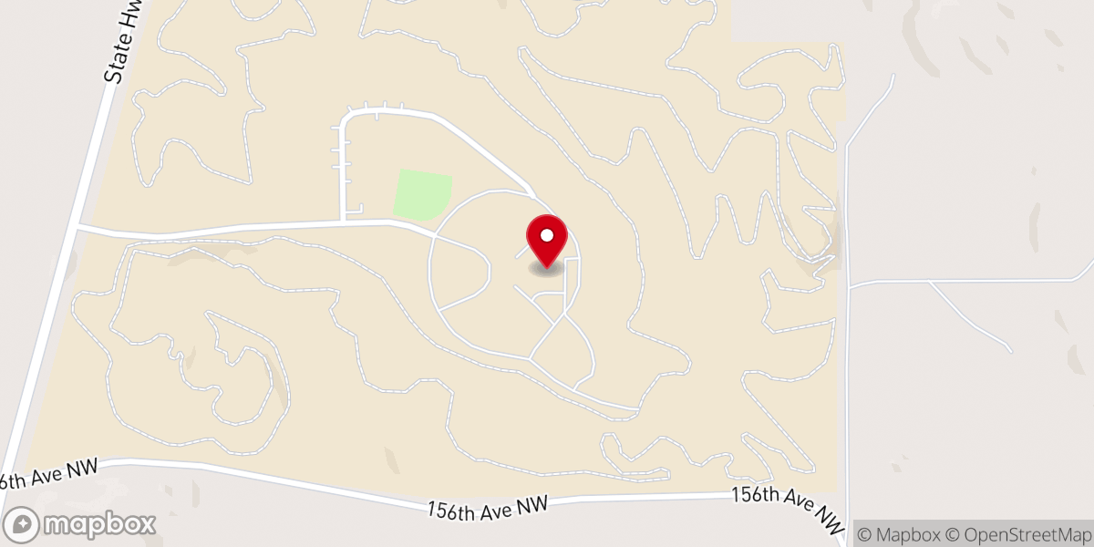 Map showing location of Dakota Adventist Academy Seventh-day Adventist Church