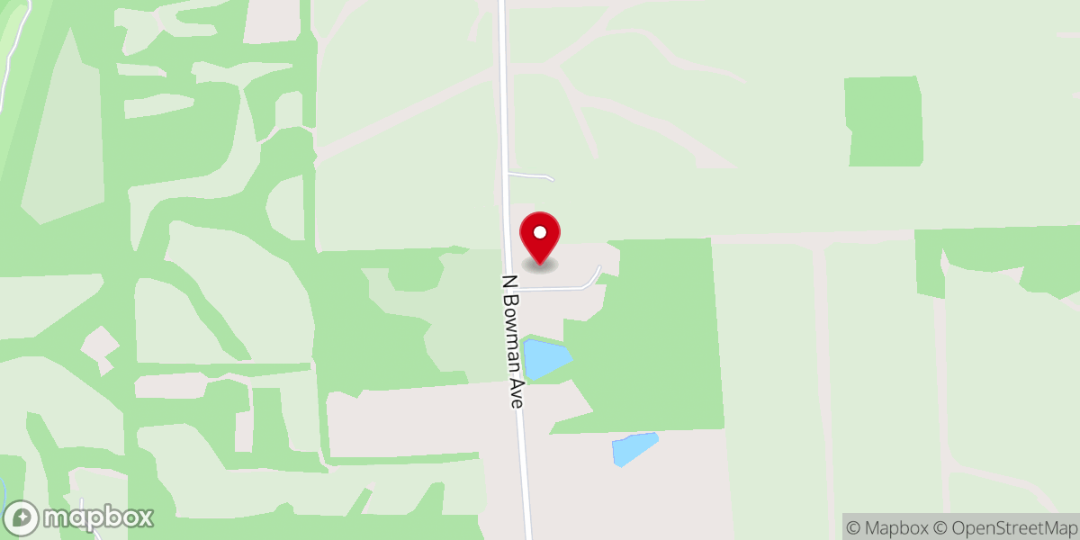 Map showing location of Danville Alliance Church