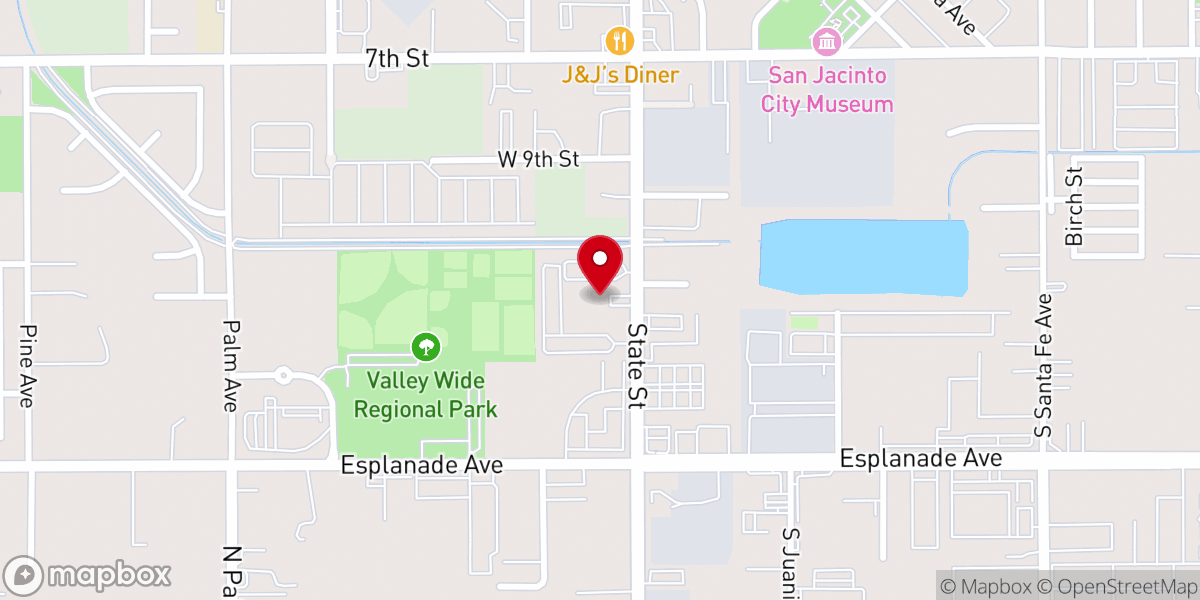 Map showing location of Lighthouse Christian Church