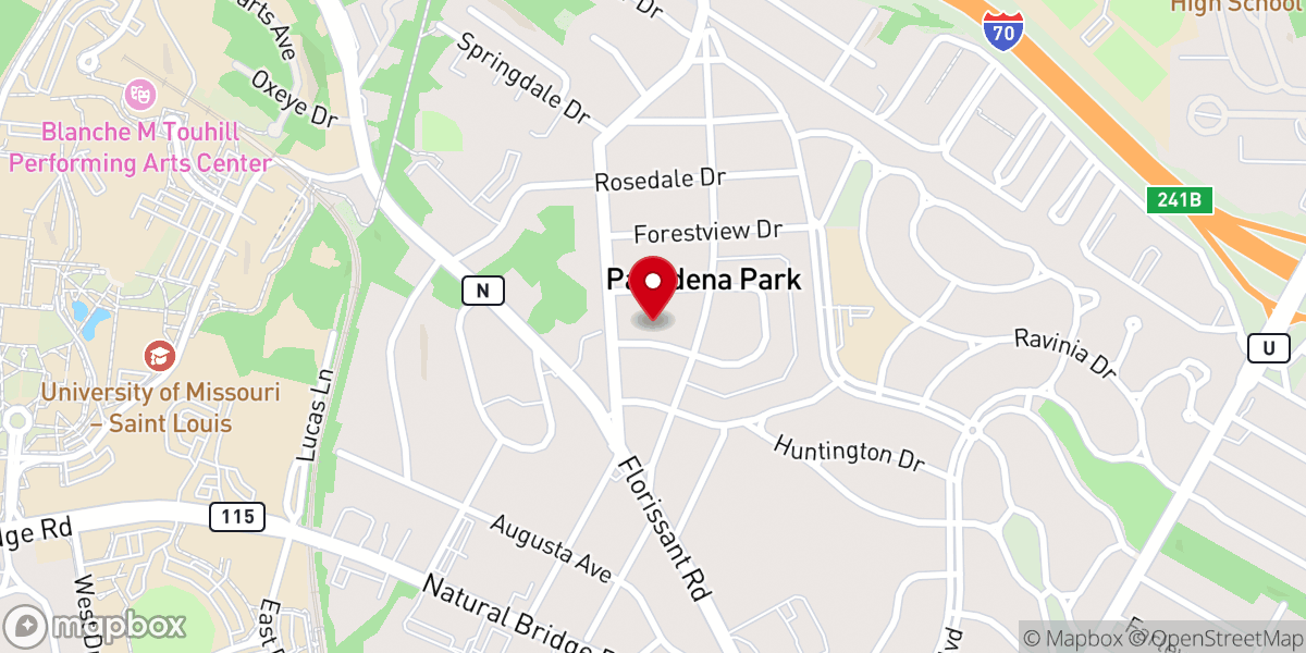 Map showing location of Living Word Apostolic Church