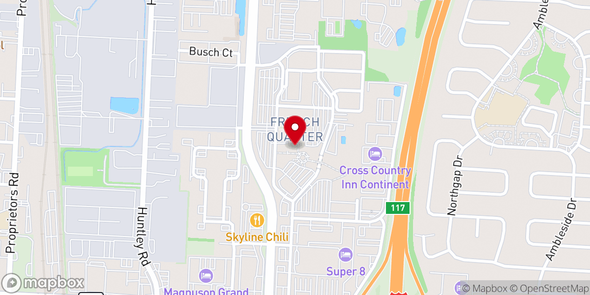 Map showing location of Christ Apostolic Church Columbus