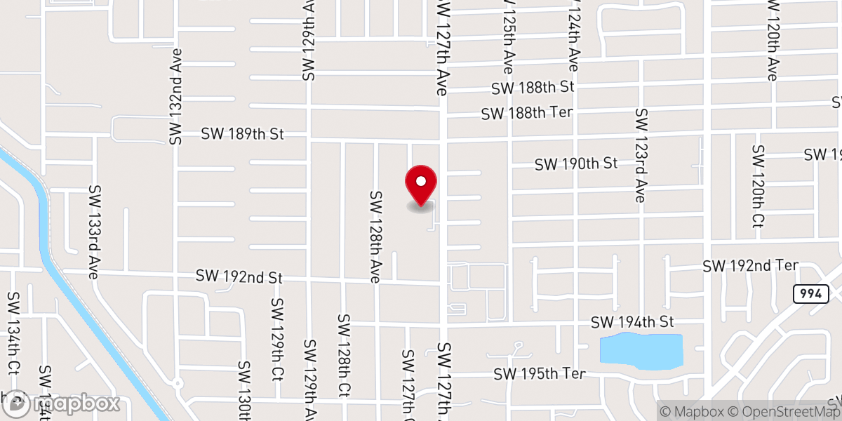 Map showing location of Kendall Seventh-day Adventist Church