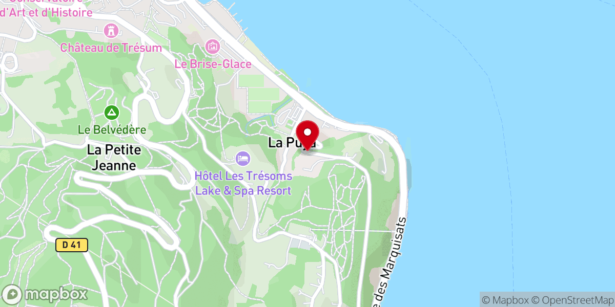 Map showing location of Chapelle de Colmyr