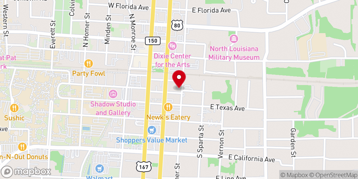 Map showing location of Christian Community Action