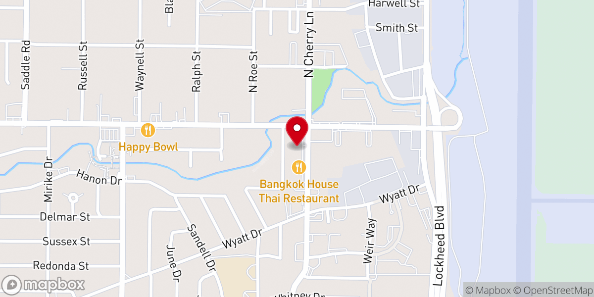 Map showing location of Impact Christian Center of Fort Worth