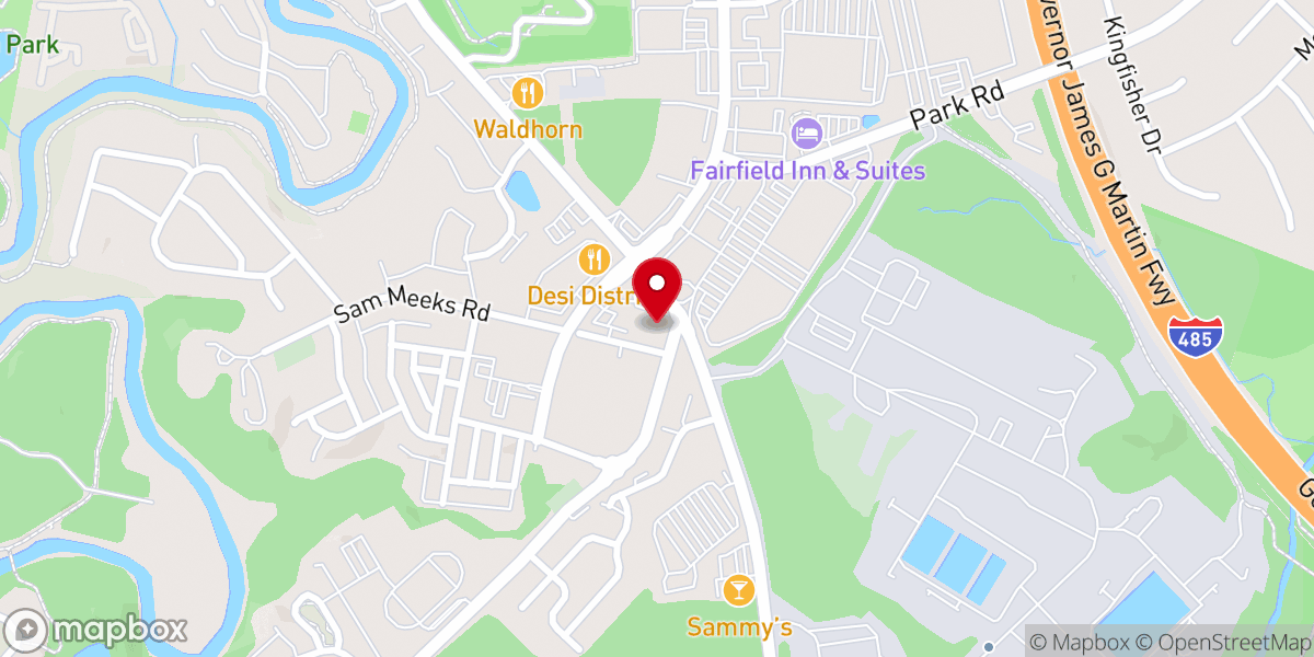 Map showing location of Kirk Building
