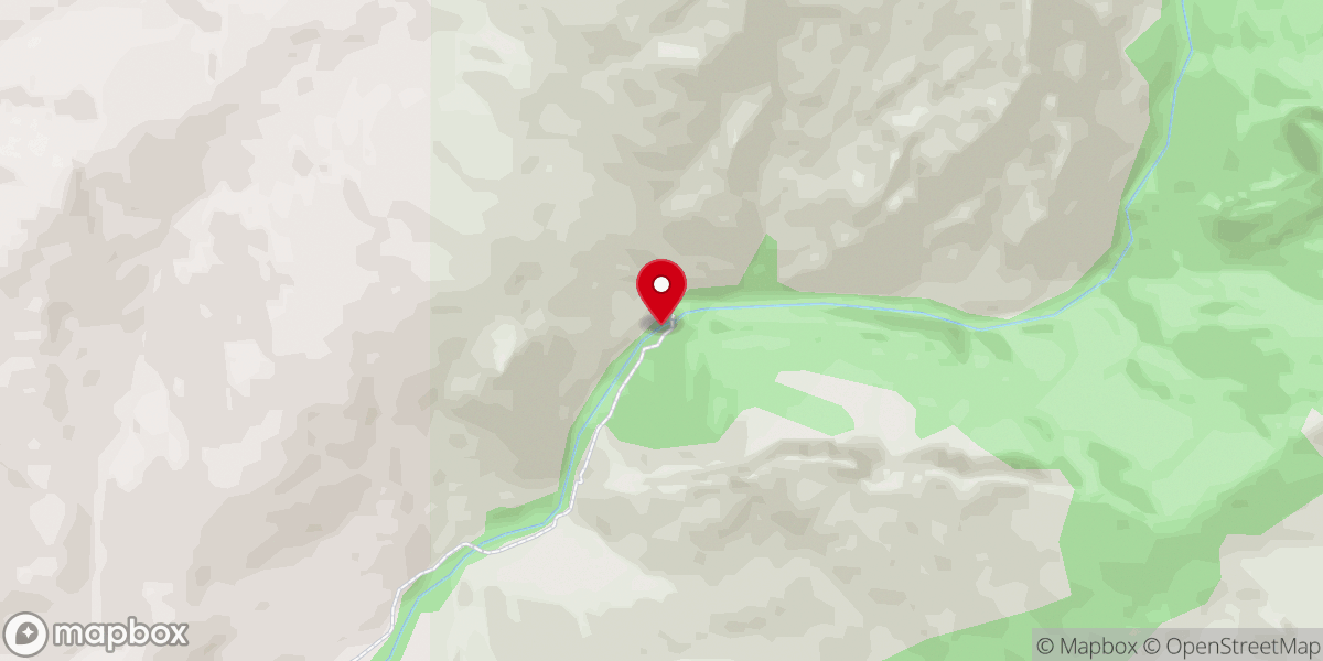 Map showing location of Goldbug Hot Springs