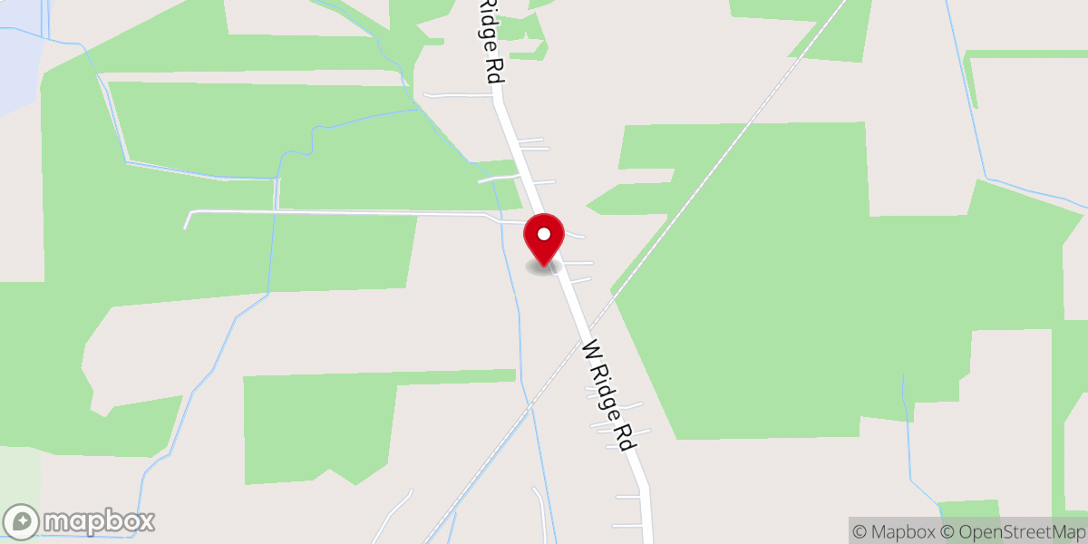 Map showing location of Beth-el Baptist Church
