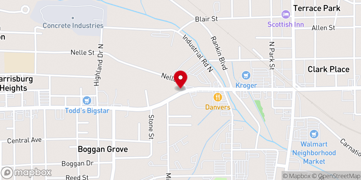 Map showing location of Celebration Church