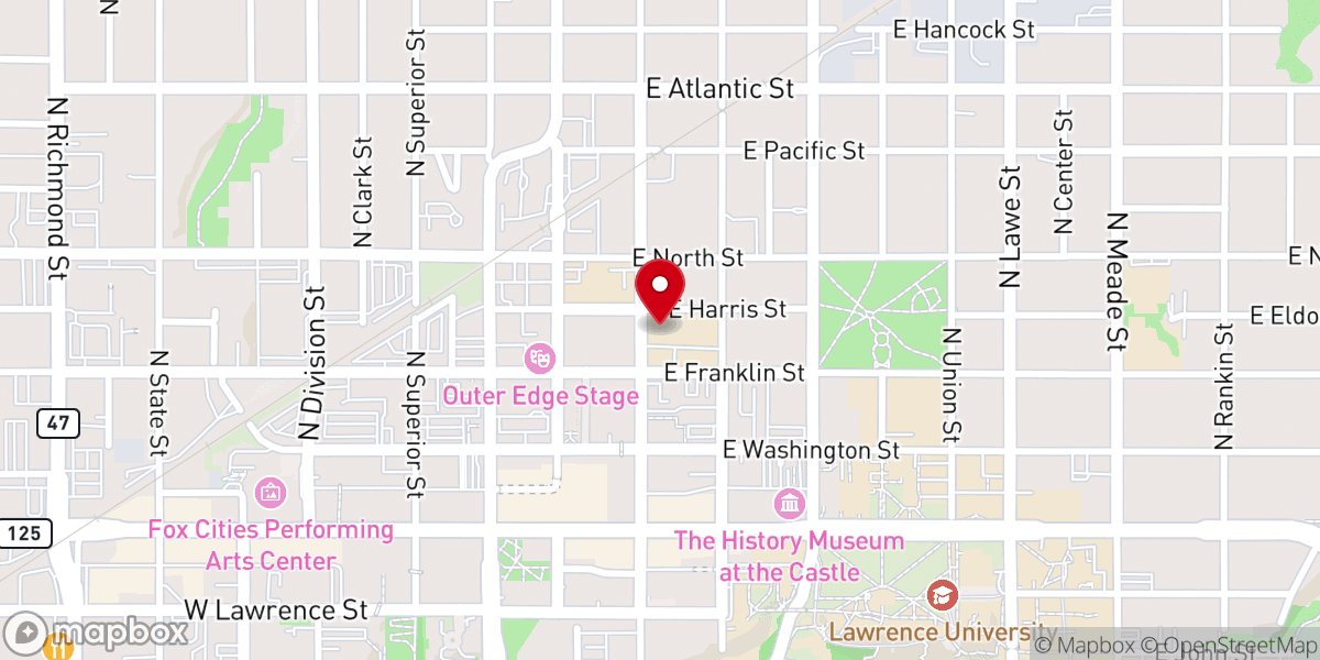 Map showing location of St Paul Lutheran Child Care