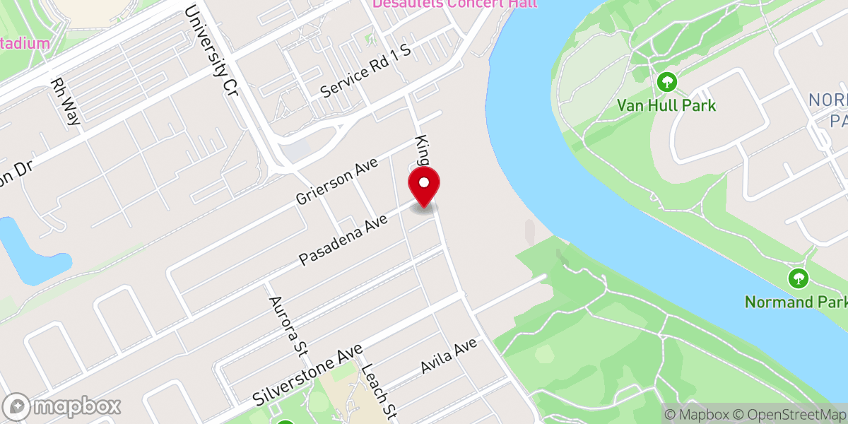 Map showing location of Fort Garry Evangelical Mennonite Church