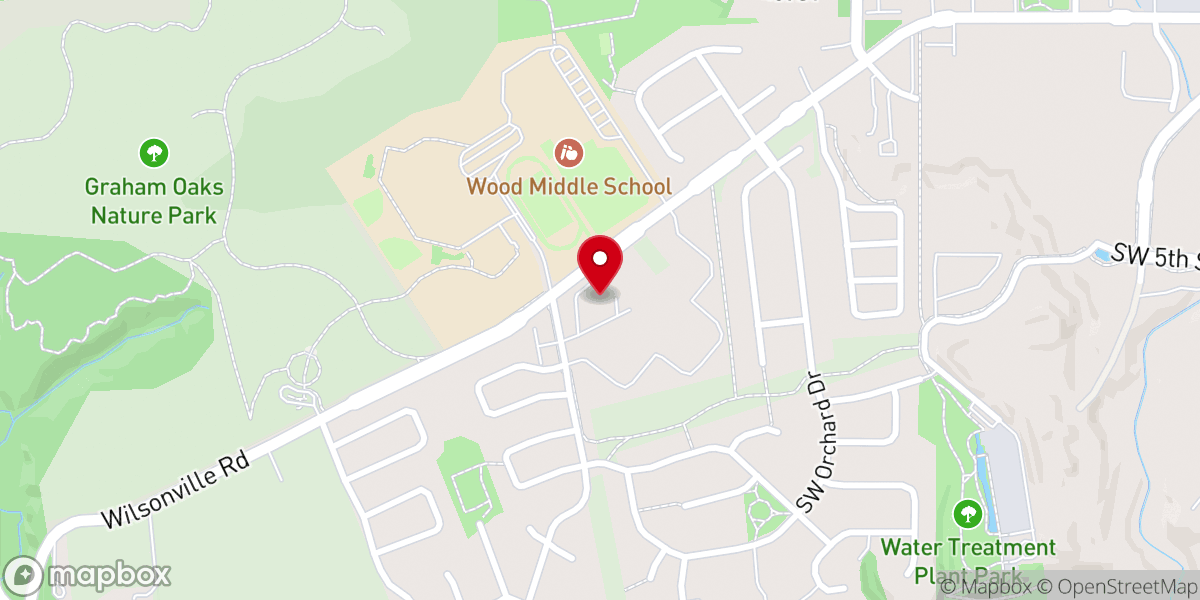 Map showing location of Valley Christian Church