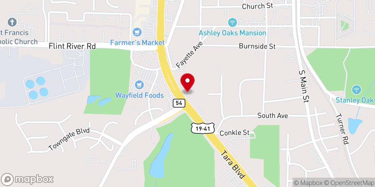 Map showing location of Manifest Church