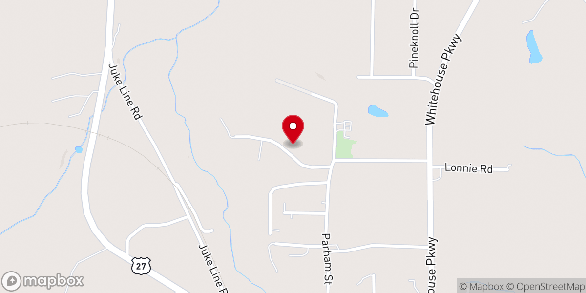Map showing location of True Word Holiness Church
