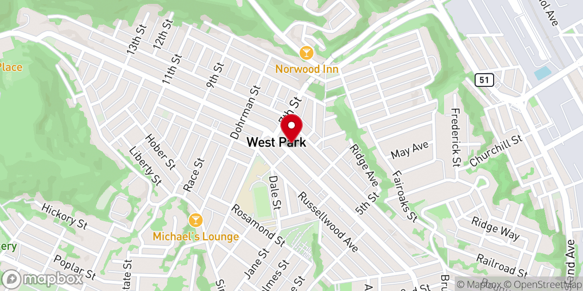 Map showing location of Abjuration Brewing
