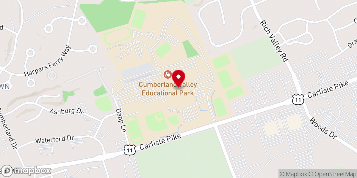 Map showing location of Family Worship Center