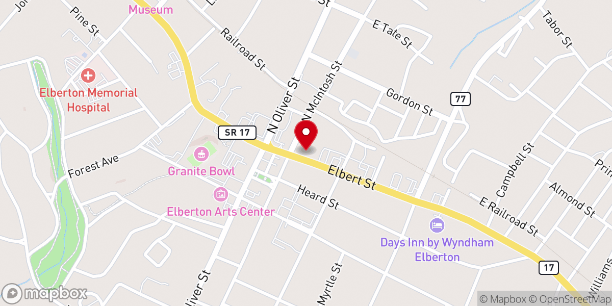 Map showing location of Iglesia De Dios Reino Unido