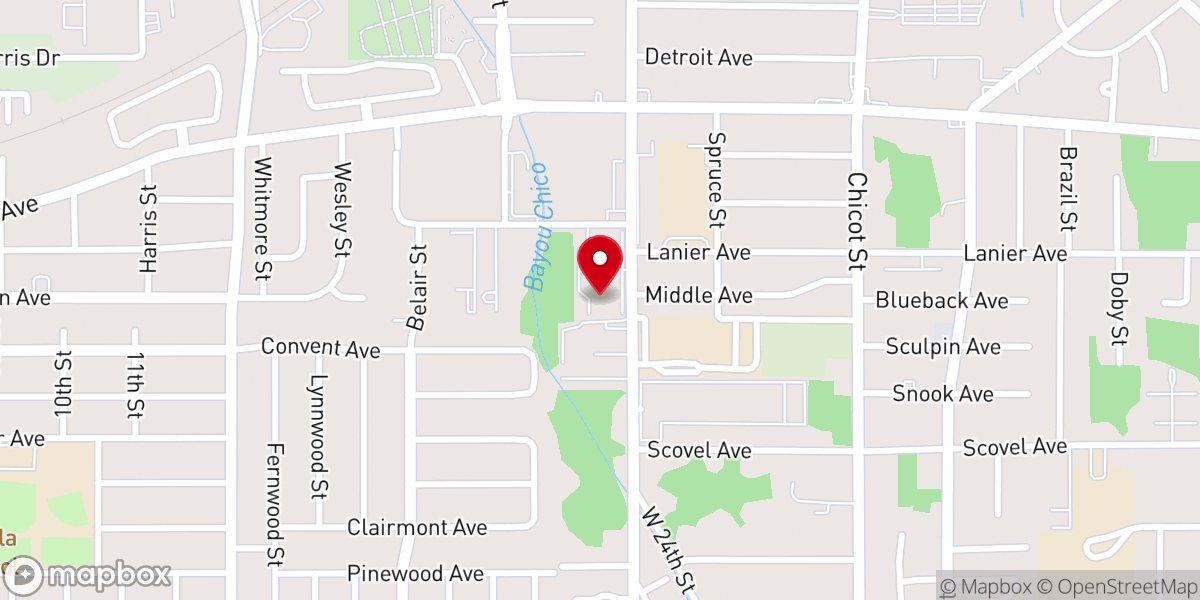 Map showing location of Centr Pointe Church