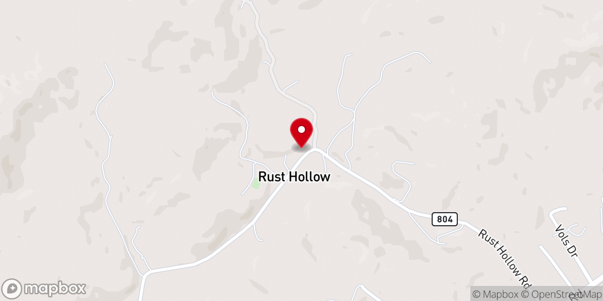 Map showing location of Faith Church