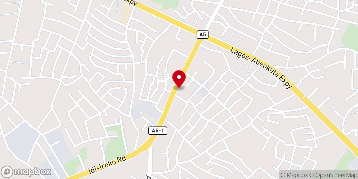 Map showing location of KingdomLife Assembly Sango Ota