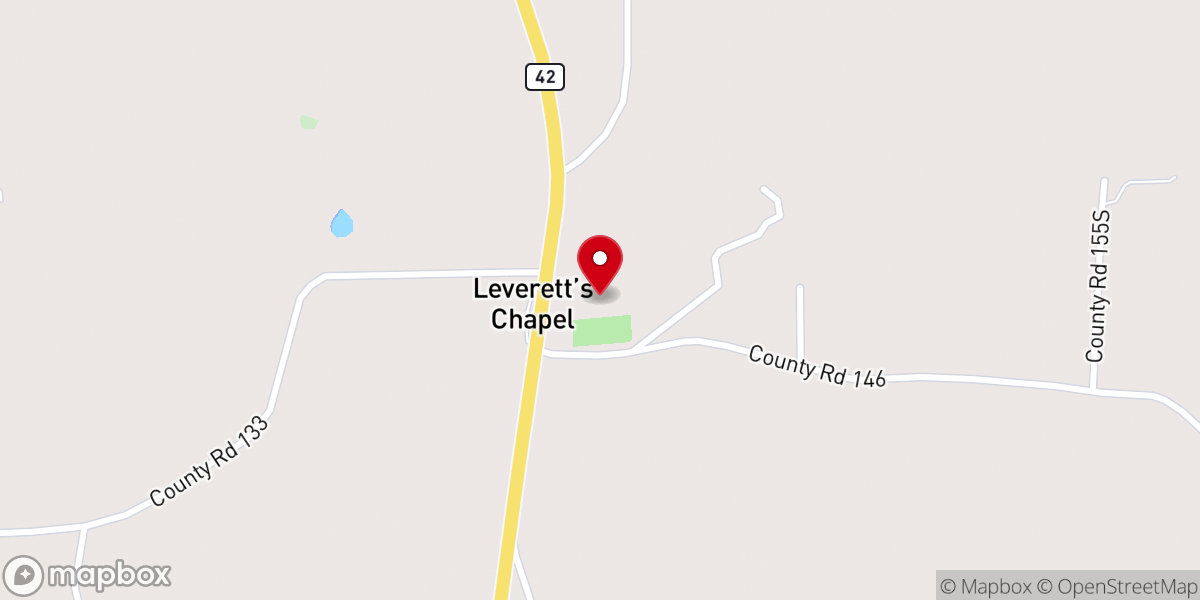 Map showing location of Leverett's Chapel Independent School District