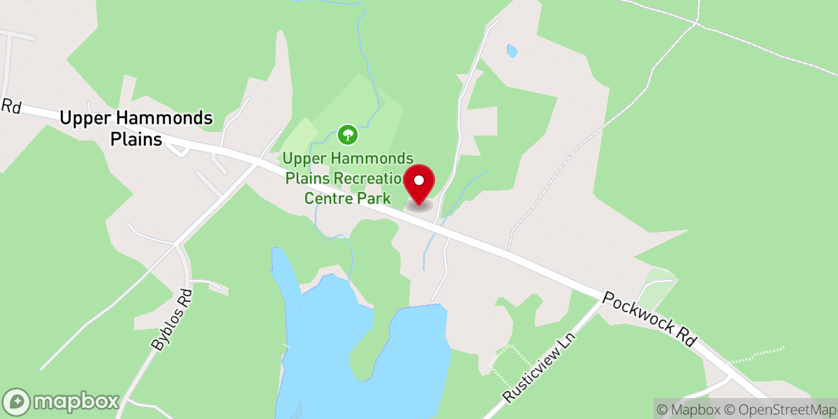 Map showing location of Emmanuel Baptist Church