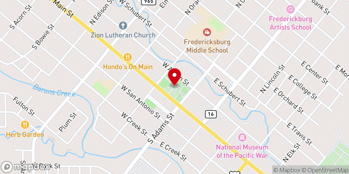 Map showing location of Vereins Kirche Museum