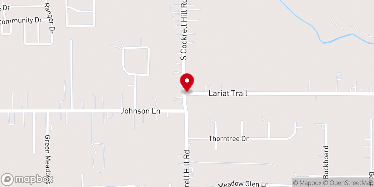 Map showing location of Shiloh Cumberland Presbyterian Church