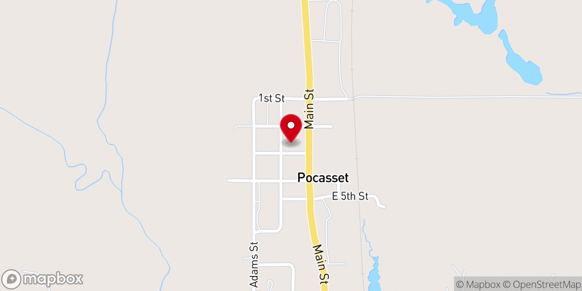 Map showing location of FIRST BAPTIST CHURCH OF POCASSET