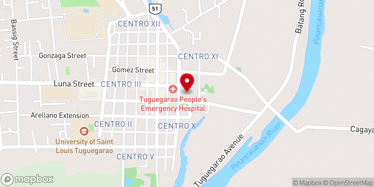 Map showing location of Archdiocese of Tuguegarao
