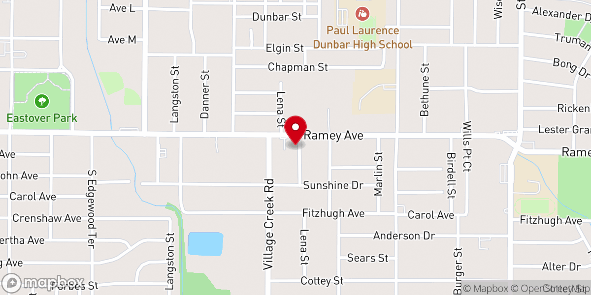 Map showing location of Johnson Street Church