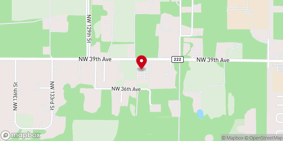 Map showing location of Abundant Grace Community Church