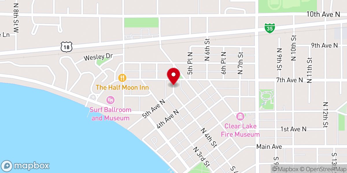 Map showing location of Harvest Bible Chapel Clear Lake