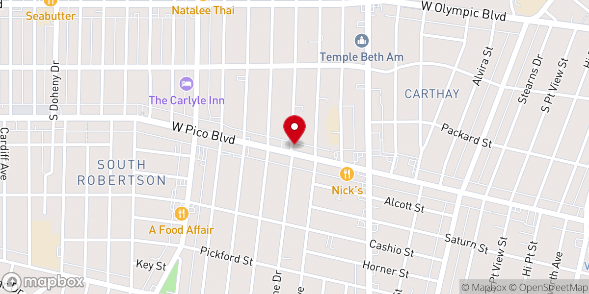 Map showing location of Sholom Chapels