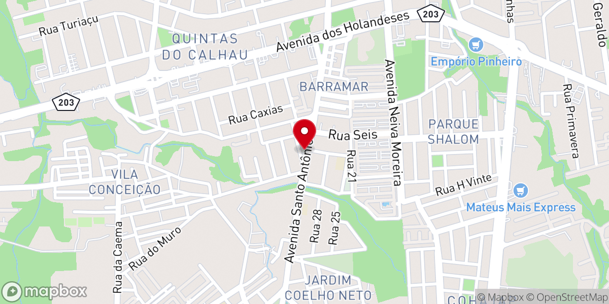 Map showing location of Igreja Santo Antônio De Sant'Anna Galvâo