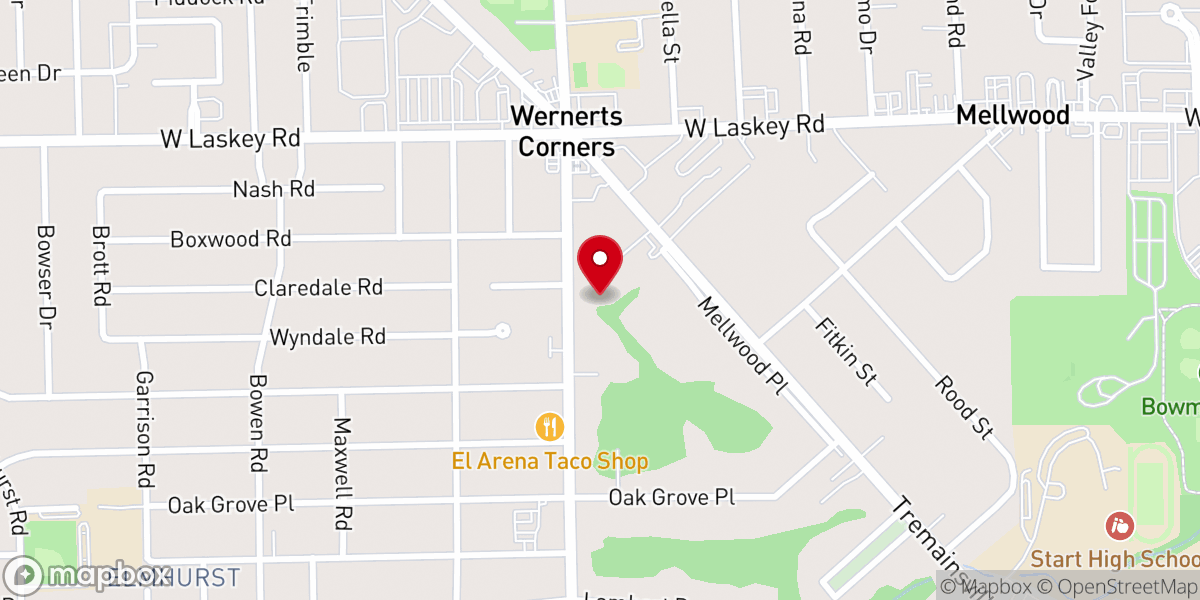 Map showing location of Saint Johns Church of God in Christ Inc