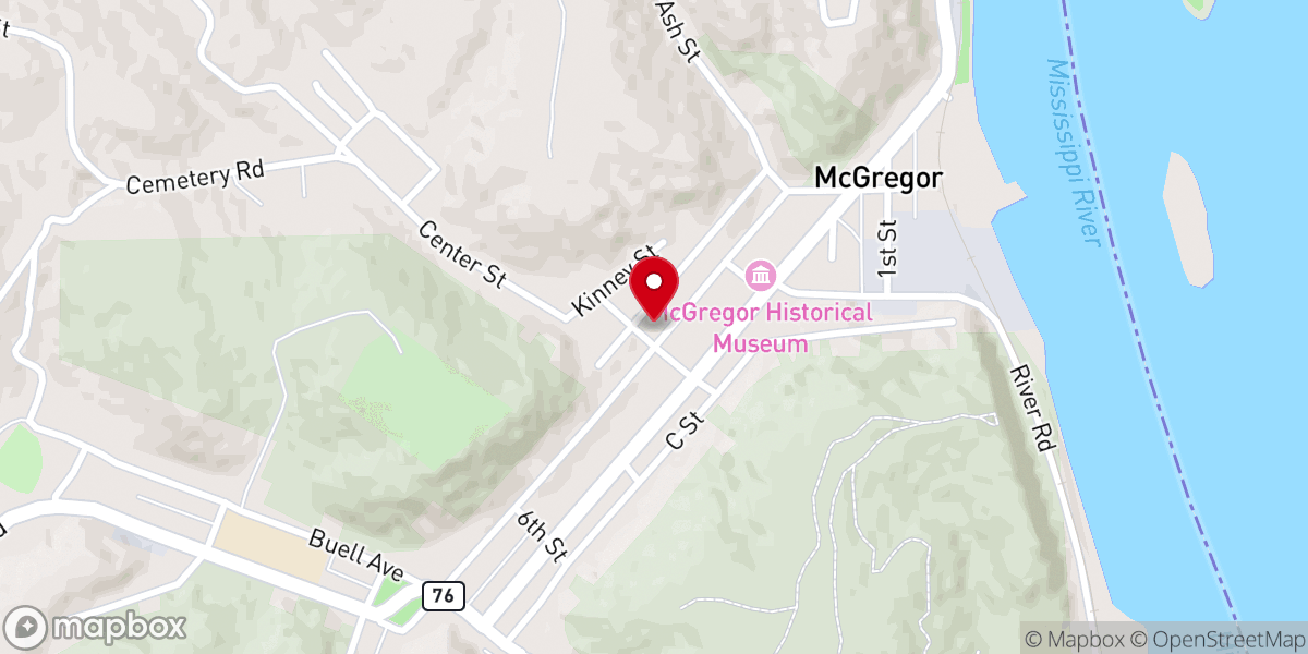 Map showing location of Convention, Conference & Community Center