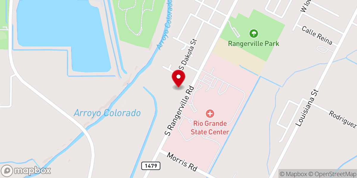 Map showing location of San Felipe Neri Catholic Mission Church