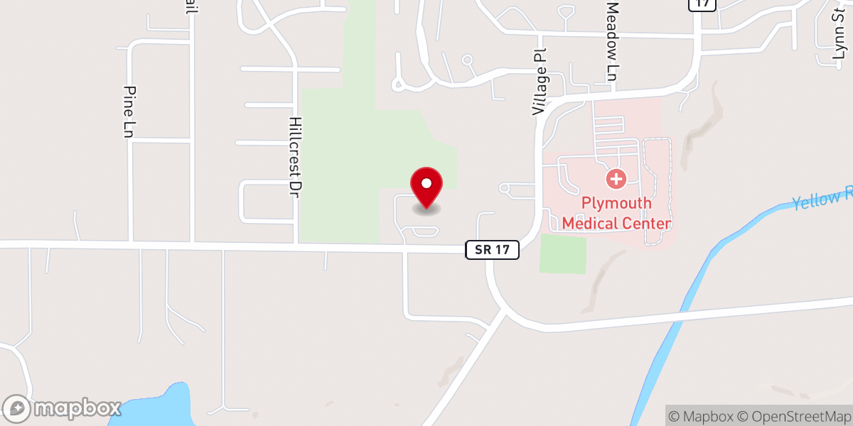 Map showing location of Autumn Trace Plymouth Assisted Living