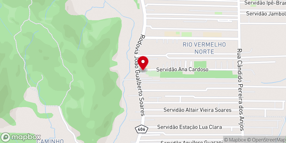 Map showing location of Igreja São João Batista