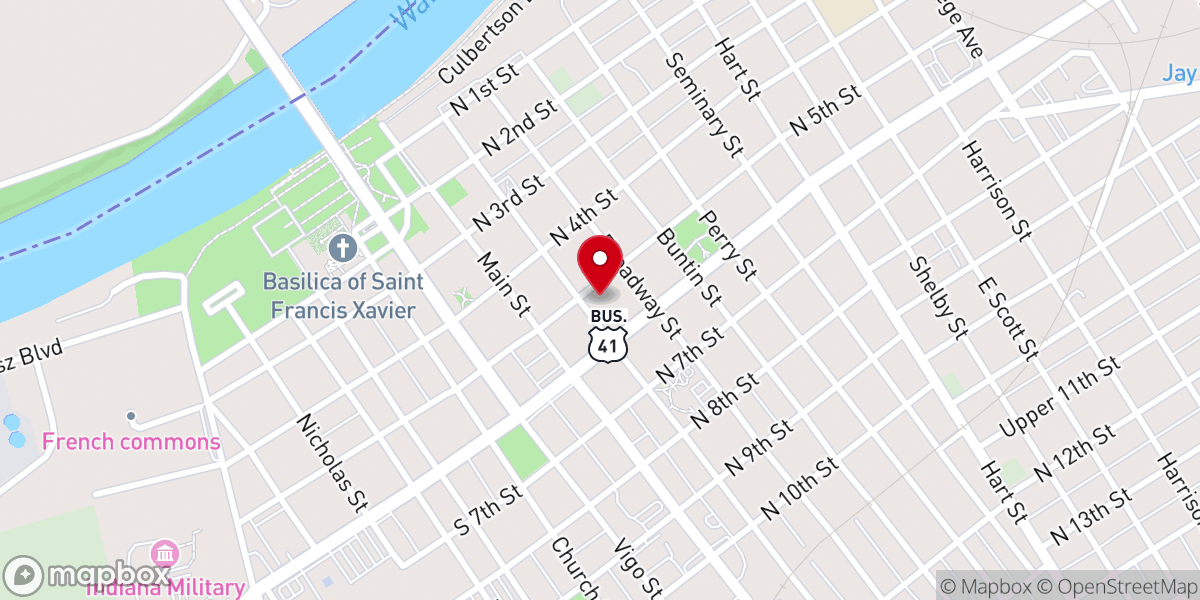 Map showing location of New Life Holy Cathedral