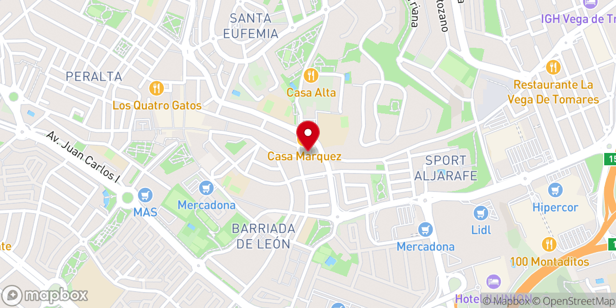 Map showing location of Esperanza Para El Corazón