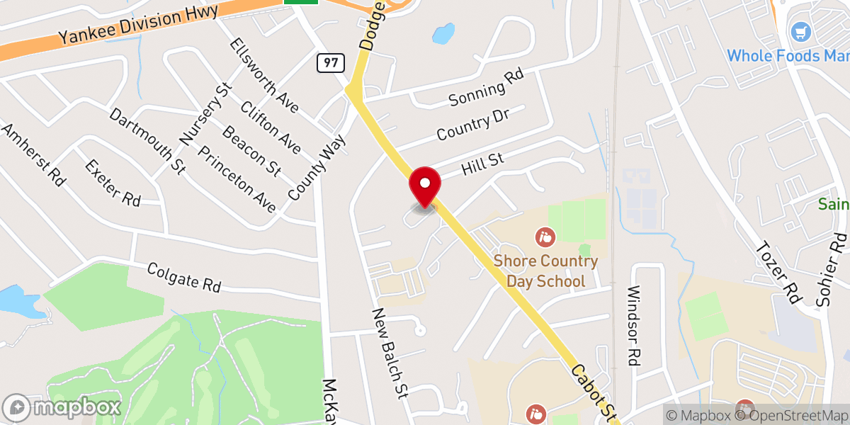 Map showing location of Christian Renewal Church