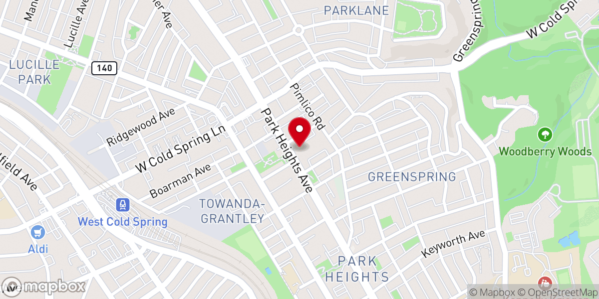 Map showing location of Cornerstone Church of Christ