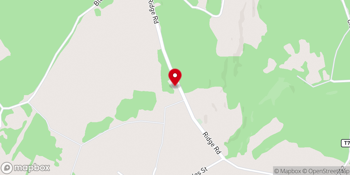 Map showing location of Ridge Church of The Brethren