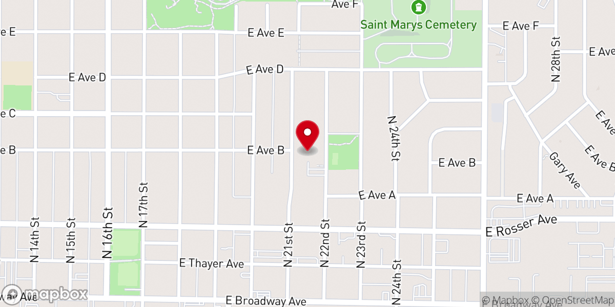 Map showing location of Inspire Family Fellowship